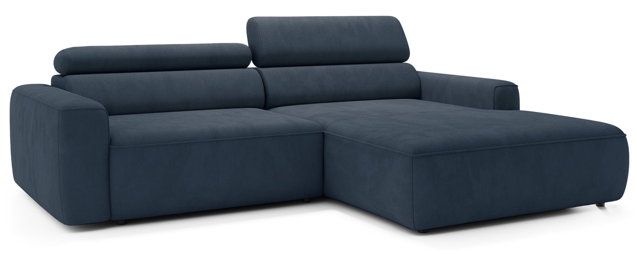 selsey-fando-ecksofa-mit-elektrischem-auszug-l-form-rechts-blauer-samt image 4