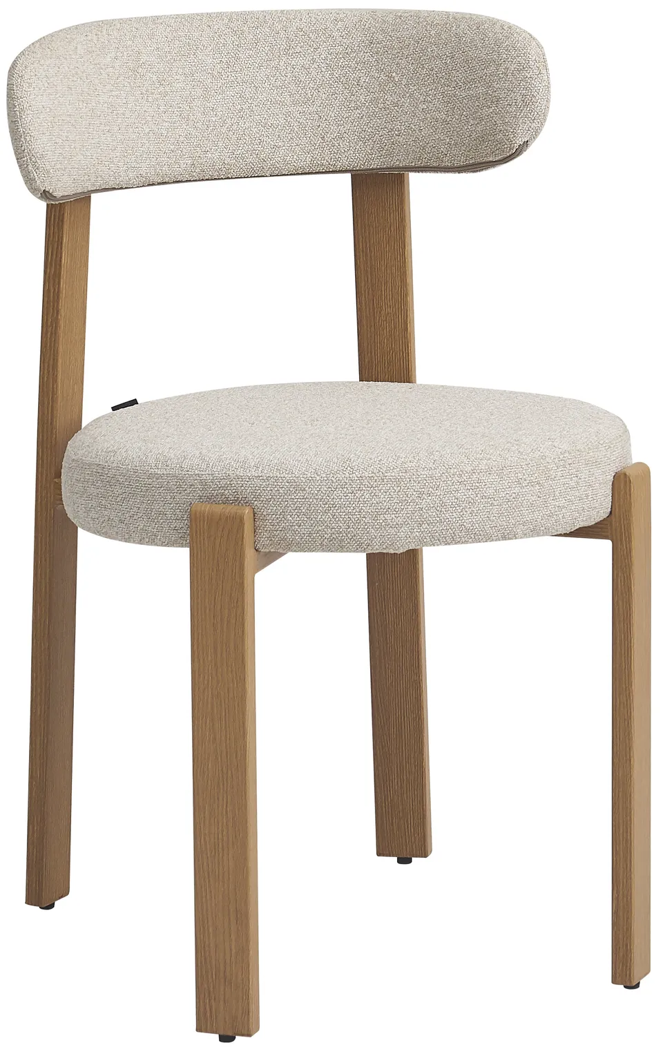 selsey-afinatte-esszimmerstuhl-boucl-beige-mit-metallbeinen image 1
