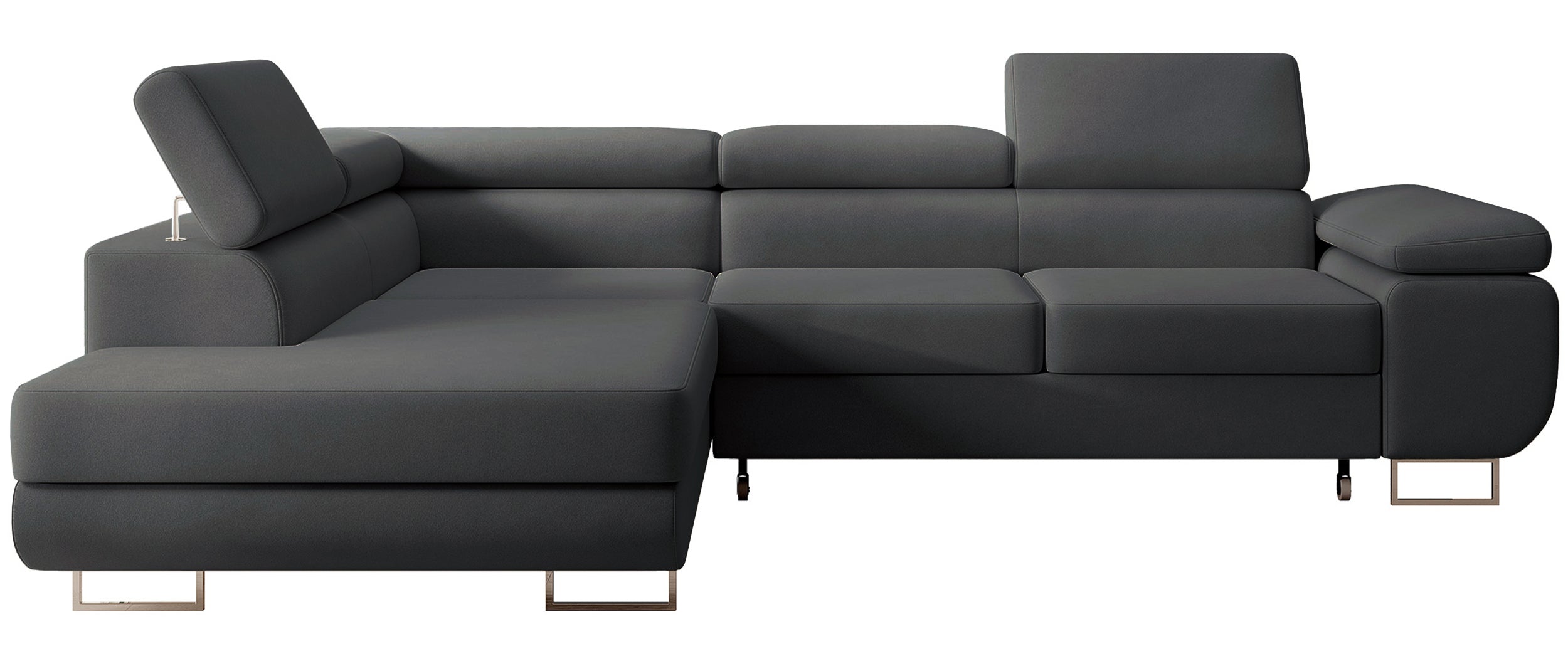 selsey-ecksofa-stevil-mit-schlaffunktion-l-f-rmig-mit-stauraum-dunkelgrauer-samt image 1