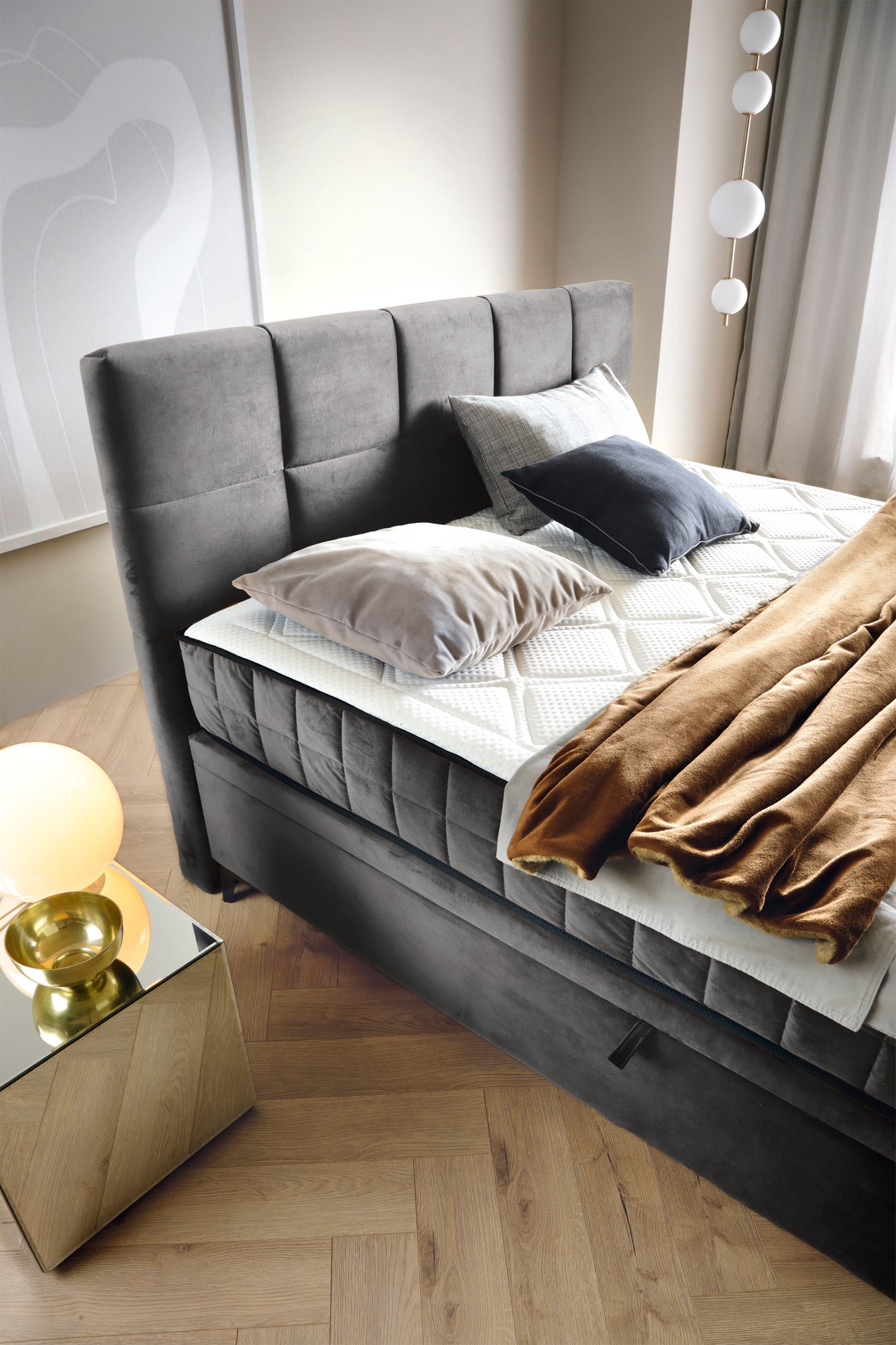 selsey-beriano-kontinentales-bett-180x200-cm-mit-stauraum-und-matratze-aschgraue image 3