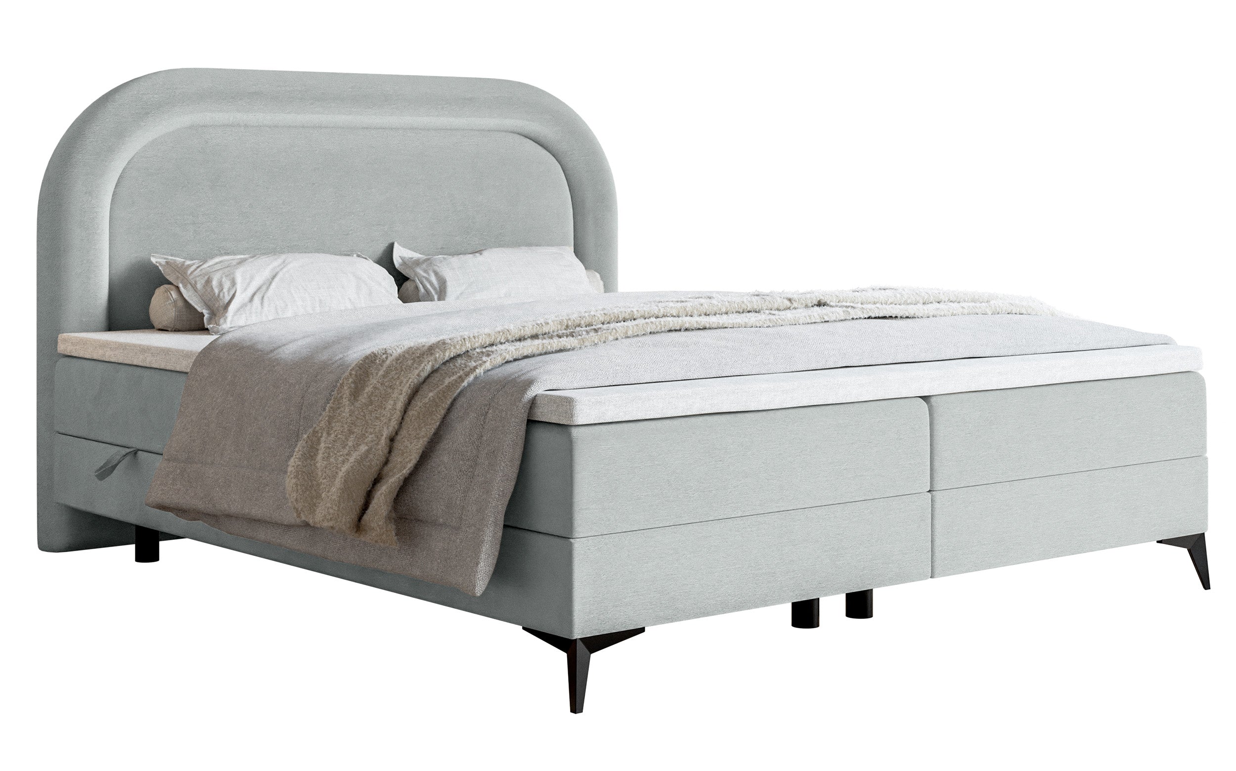 selsey-loreo-kontinentalbett-180x200-cm-mit-topper-und-stauraum-taubengrau-samt image 1
