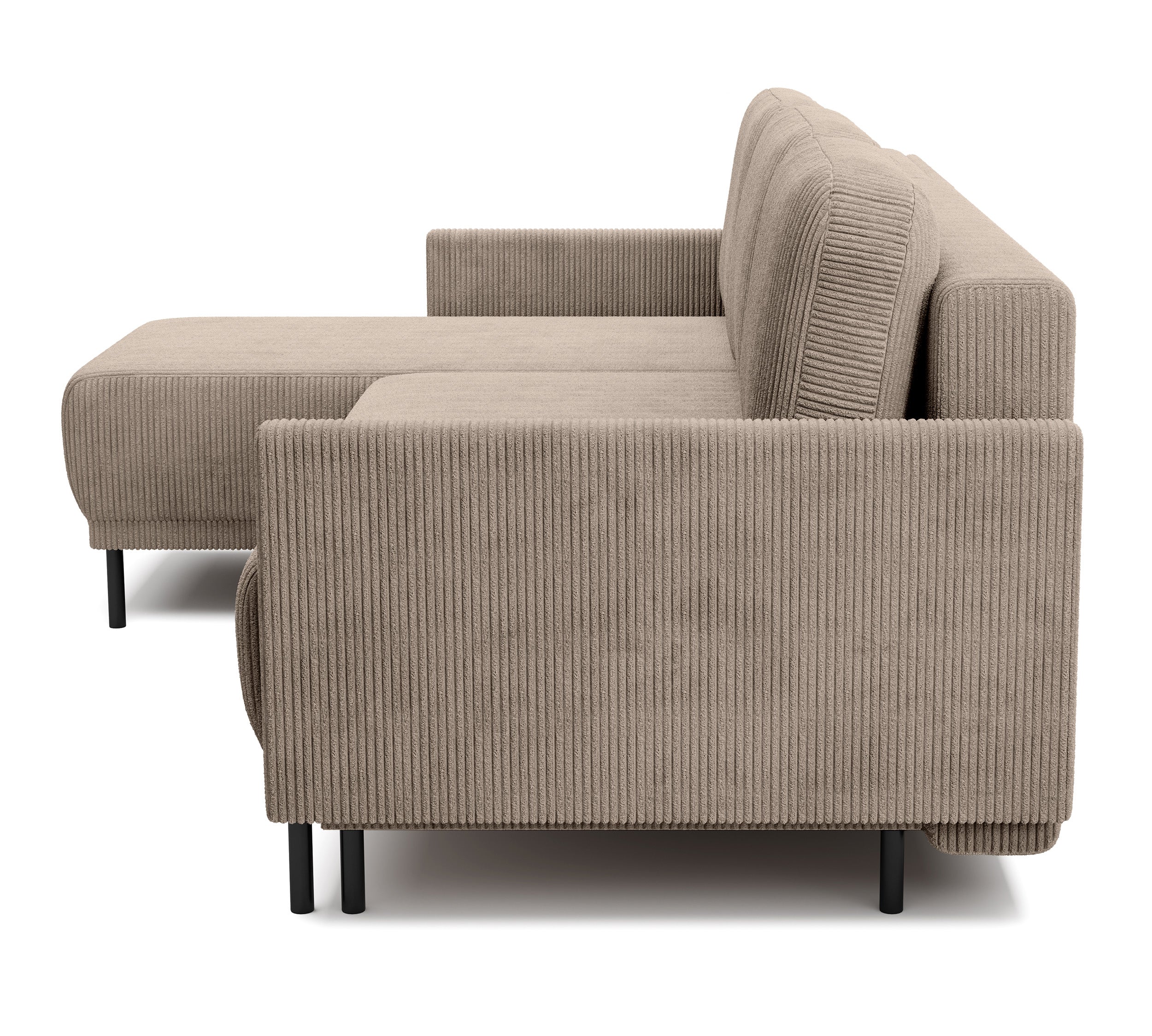 selsey-hamiel-eckcouch-l-form-ausziehbar-mit-stauraum-beige-cord image 6
