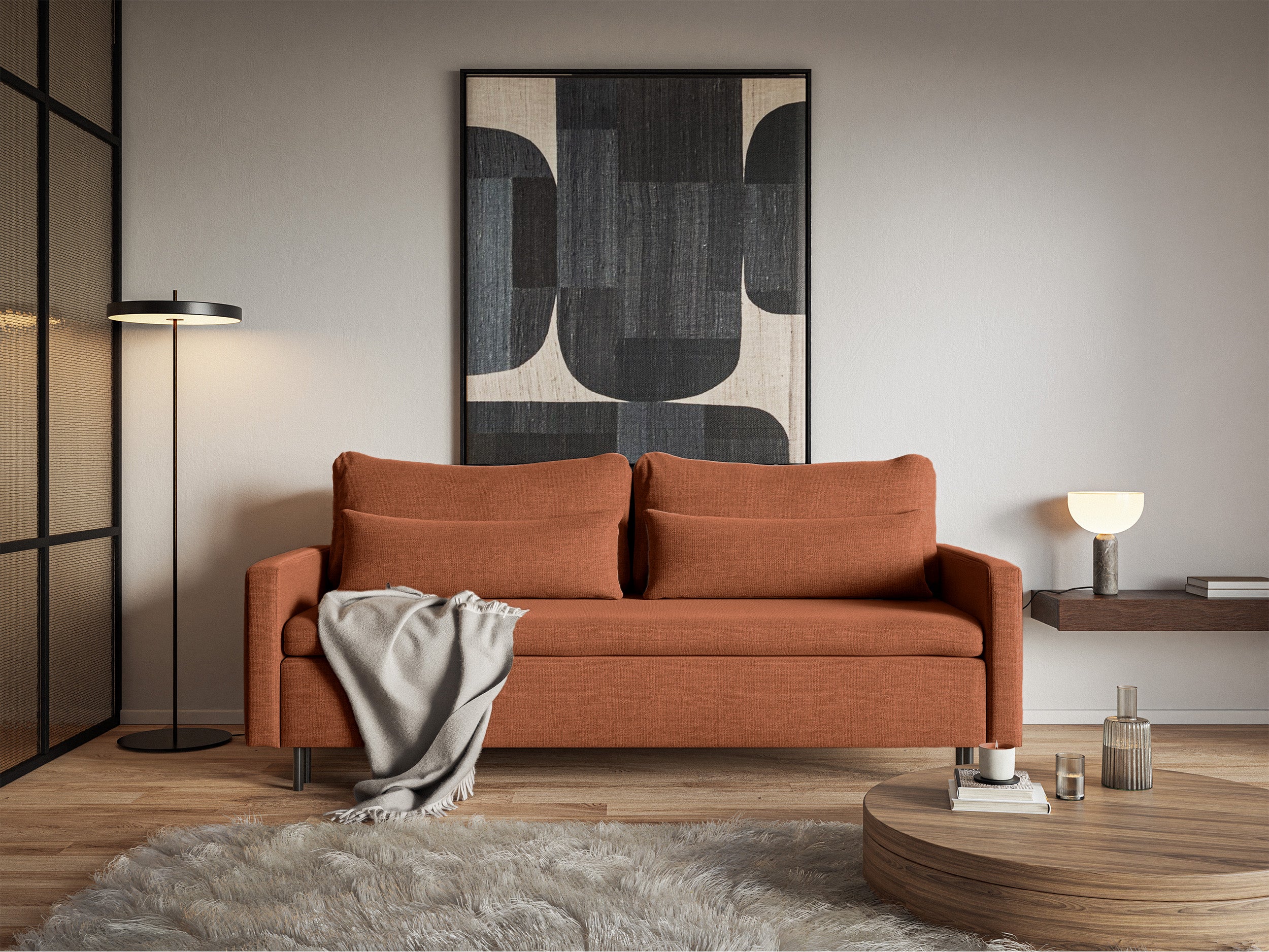 selsey-umpro-dreisitzer-schlafsofa-ausklappbar-mit-stauraum-kupfer-chenille image 2