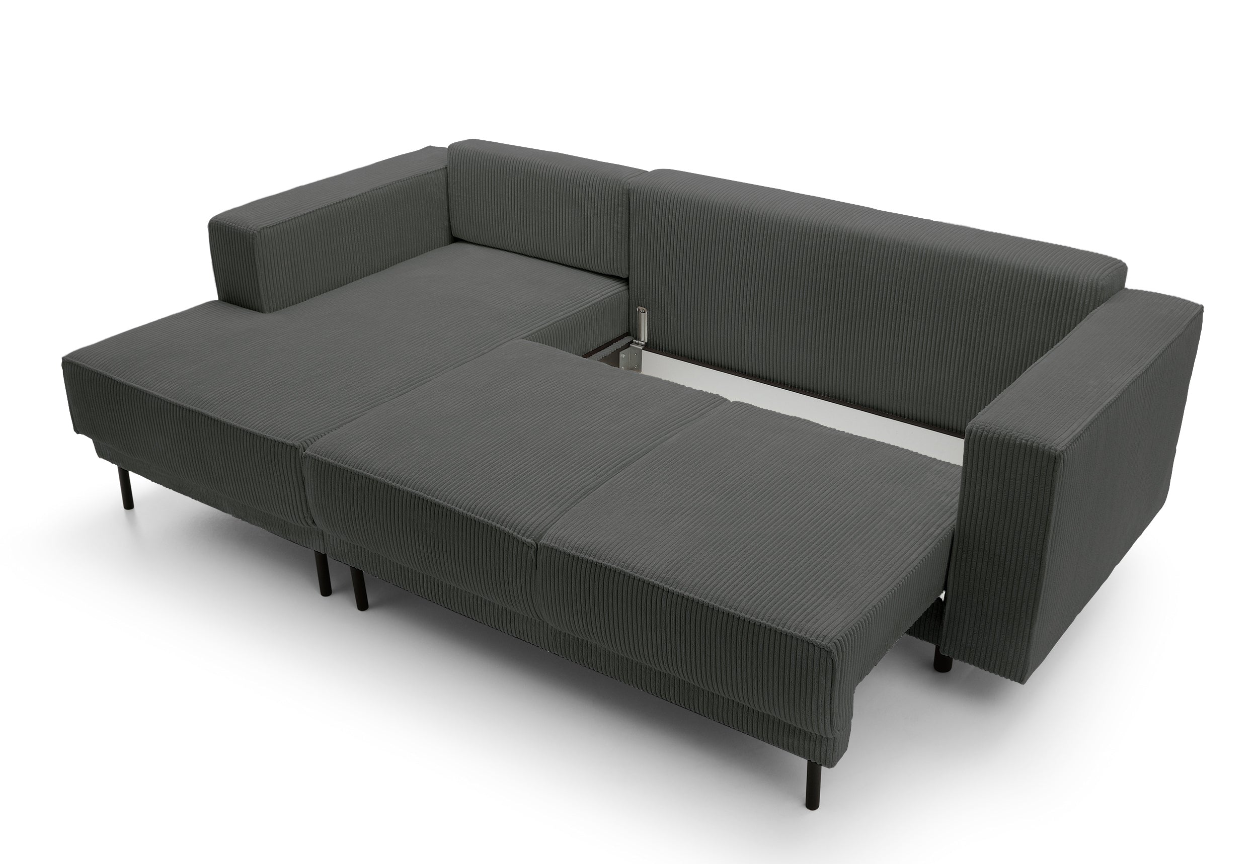selsey-rodario-mini-ecksofa-l-links-grau-cord-mit-schlaffunktion-und-stauraum image 6