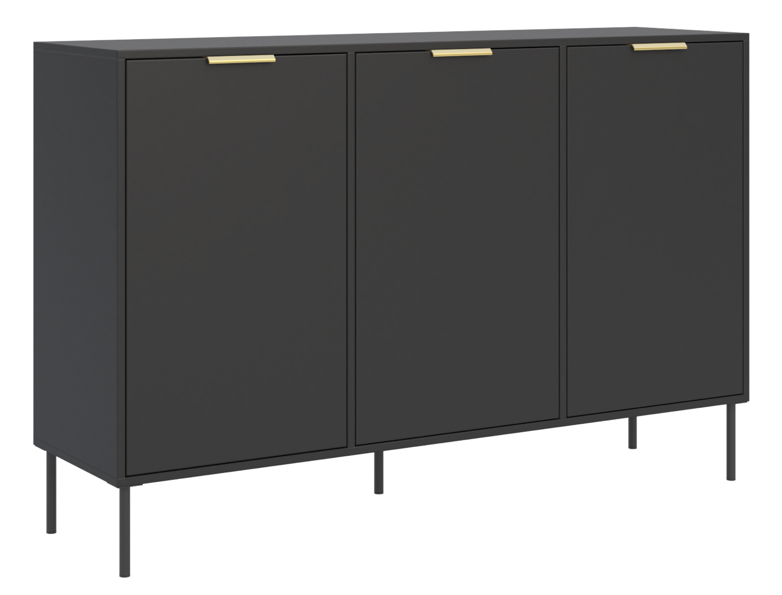 selsey-vena-dreht-renschrank-kommode-150-cm-schwarz-3-t-rig image 1