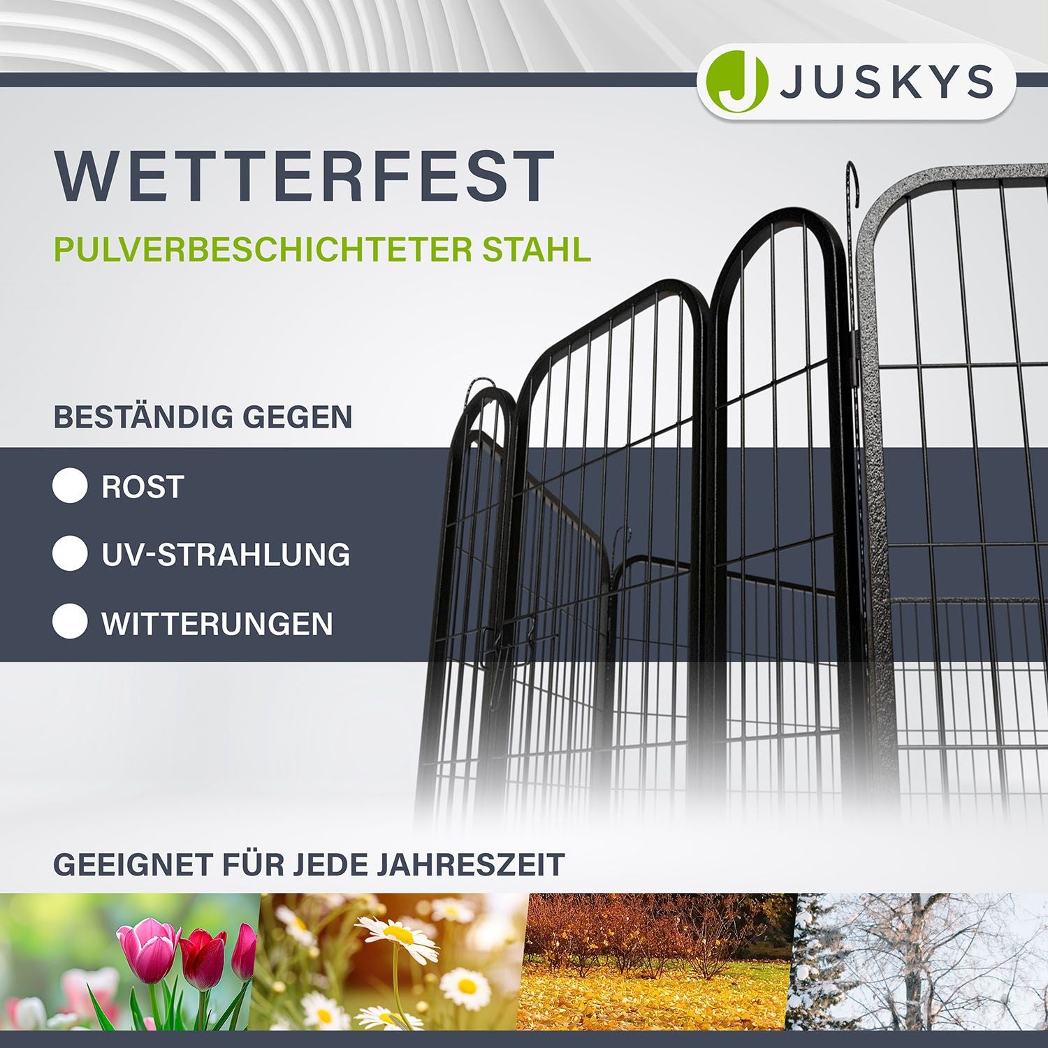 juskys-welpenauslauf-aus-metall-160x160x60-cm image 7