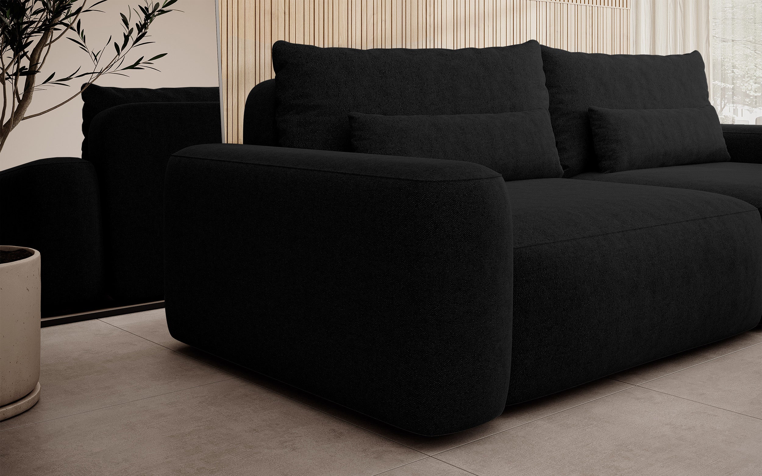 selsey-carnos-schlafsofa-dreisitzig-hydrophobes-chenille-schwarz-schwarze-beine image 4