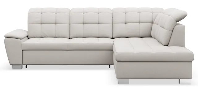 selsey-jamaal-ecksofa-rechts-l-form-mit-schlaffunktion-und-stauraum-cremefarbene image 1