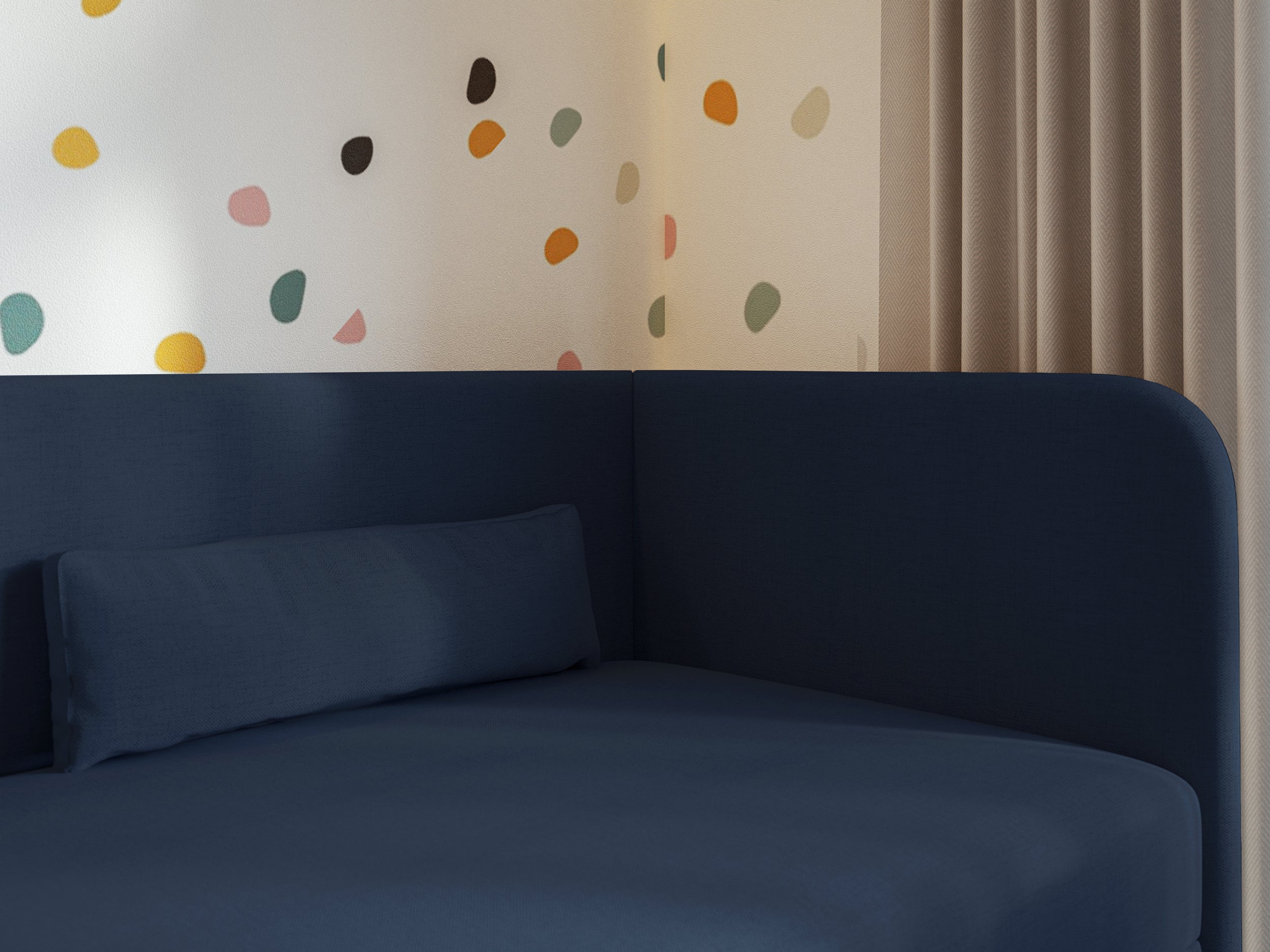 selsey-calmmo-jugendbett-90x200-cm-rechts-mit-stauraum-marineblau-hydrophober-ch image 5