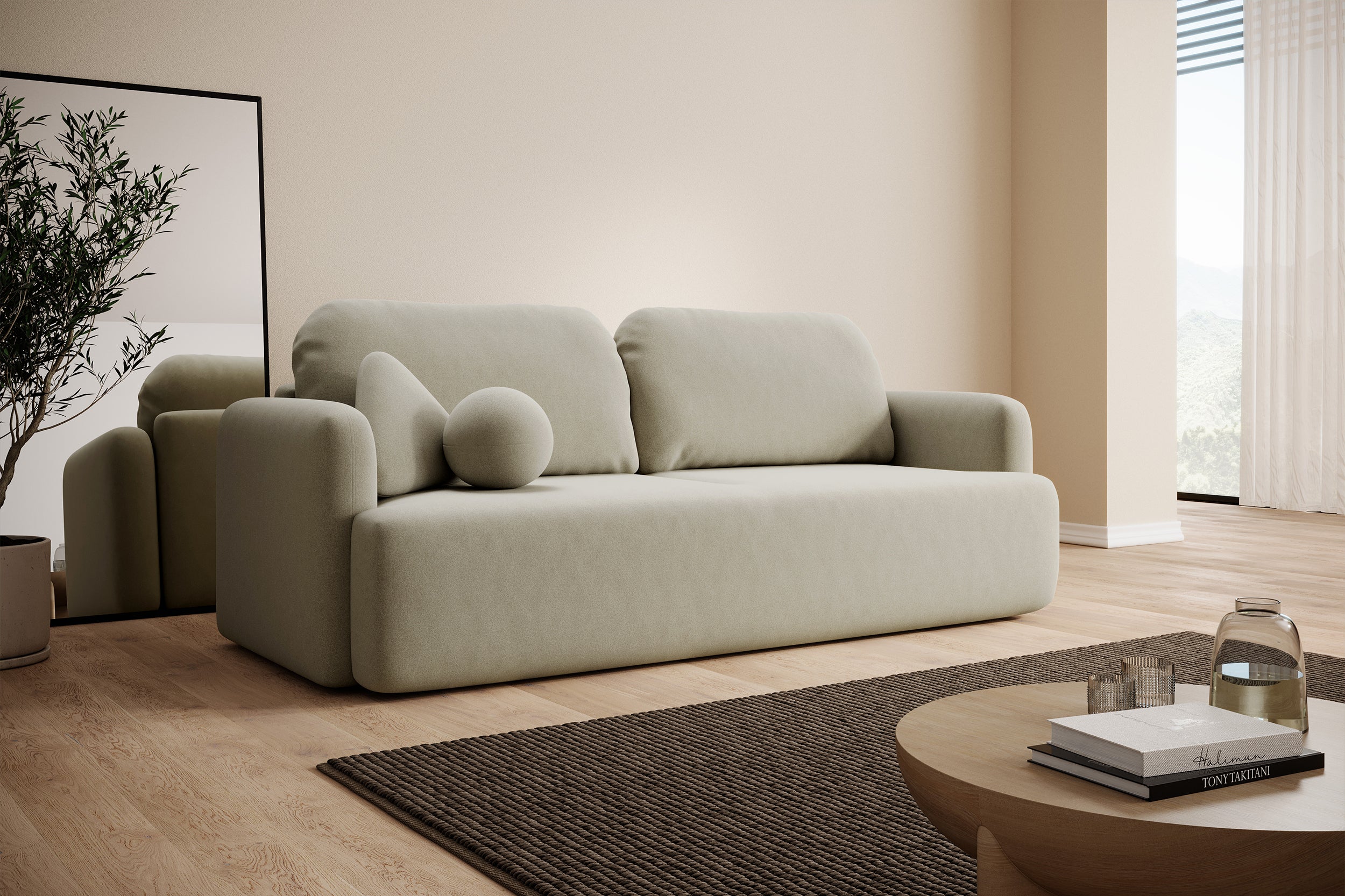 selsey-lambina-3-sitzer-schlafsofa-ausklappbar-mit-stauraum-beige-velours image 3