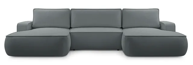 selsey-mollaro-u-f-rmige-eckcouch-mit-schlaffunktion-und-stauraum-grauer-boucl-s image 1