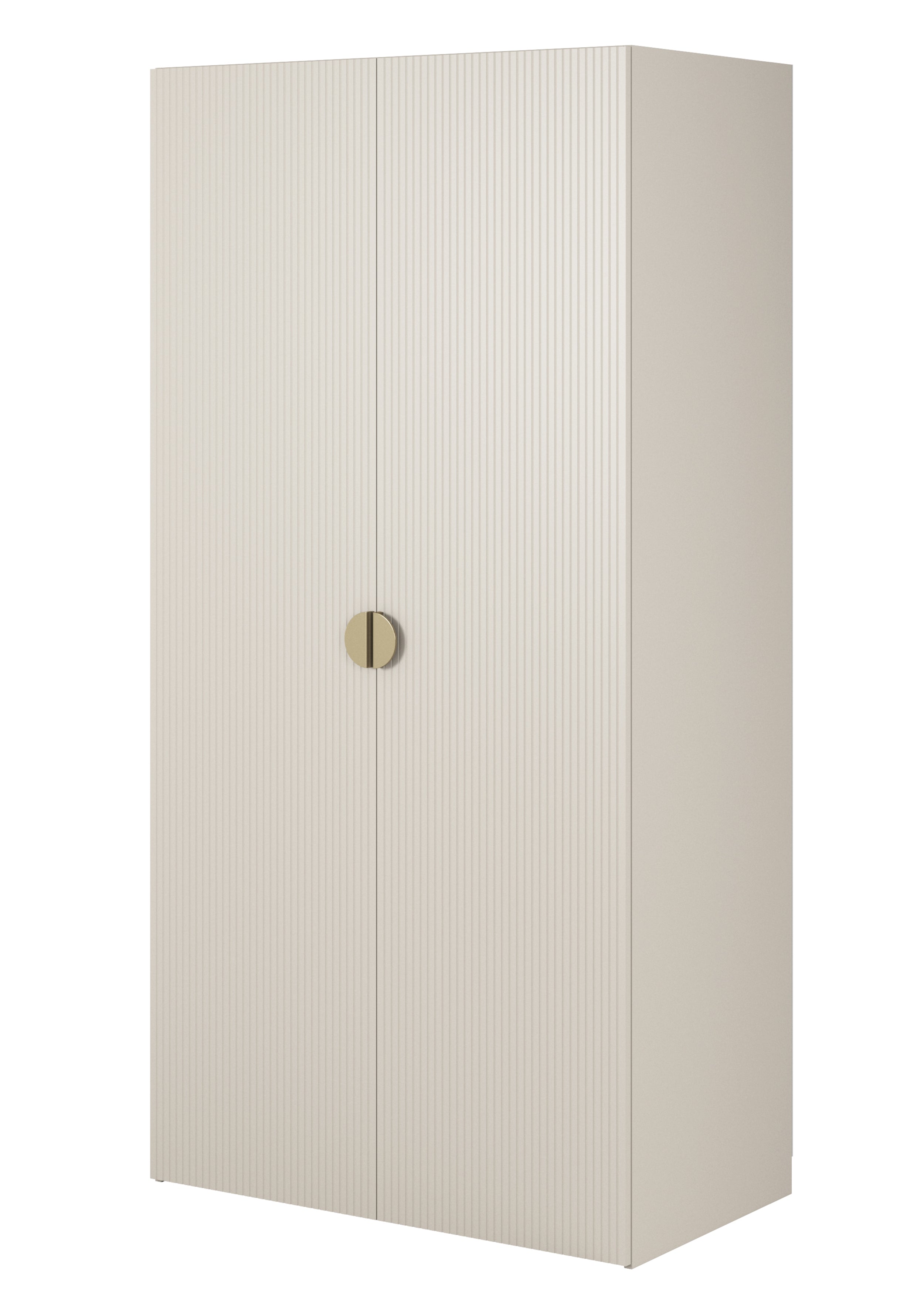 selsey-moonir-kleiderschrank-100-cm-grau-beige-2-t-rig-mit-kleiderstange-regalen image 1