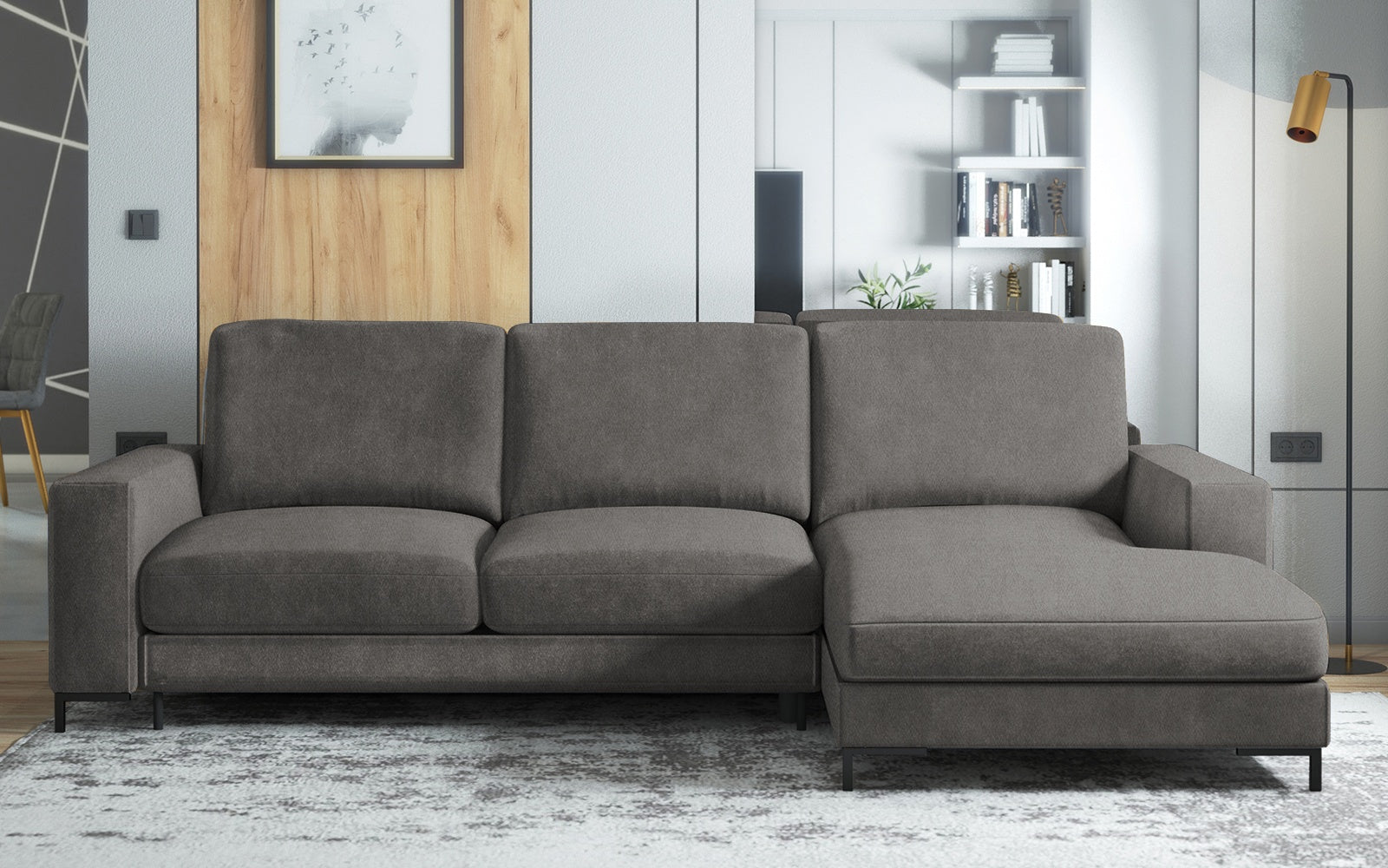 selsey-mokpeo-ecksofa-mit-schlaffunktion-rechts-dunkelgrau-2x-stauraum image 2