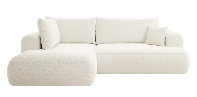 selsey-ovo-ecksofa-mit-schlaffunktion-l-form-links-cremefarbener-boucl-mit-armle image 1