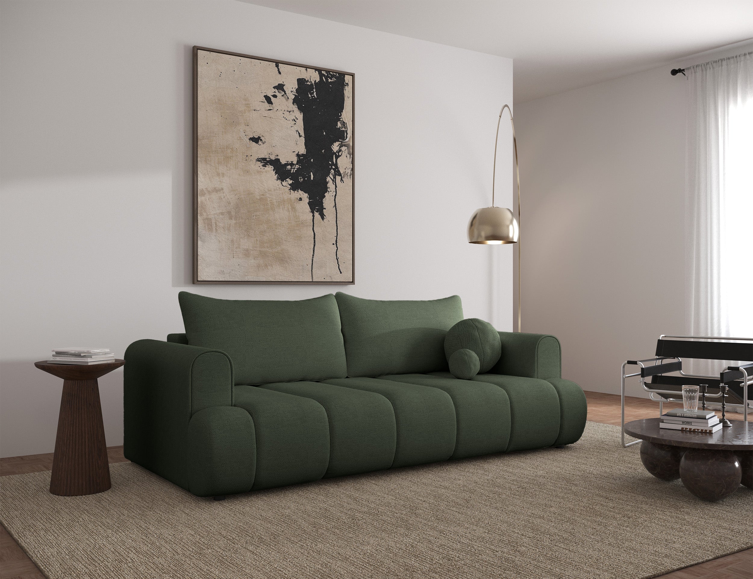 selsey-dandelino-dreisitziges-sofa-mit-schlaffunktion-gr-n-hydrophober-chenille image 3