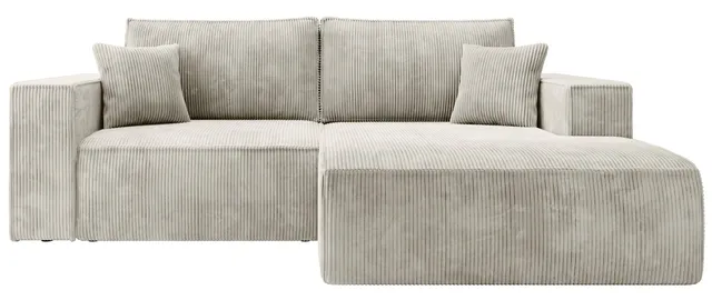 selsey-farese-mini-ecksofa-l-form-rechts-mit-schlaffunktion-und-stauraum-grau-be image 1