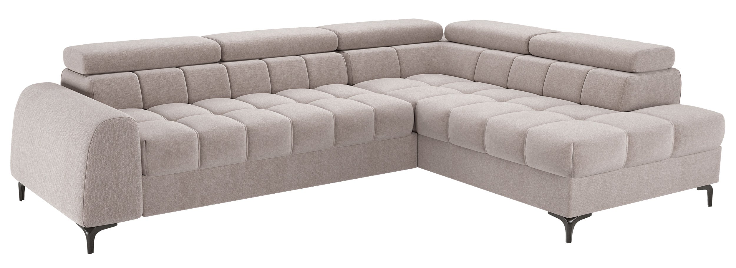 selsey-arellio-ecksofa-l-f-rmig-rechts-mit-schlaffunktion-und-stauraum-grau-beig image 5