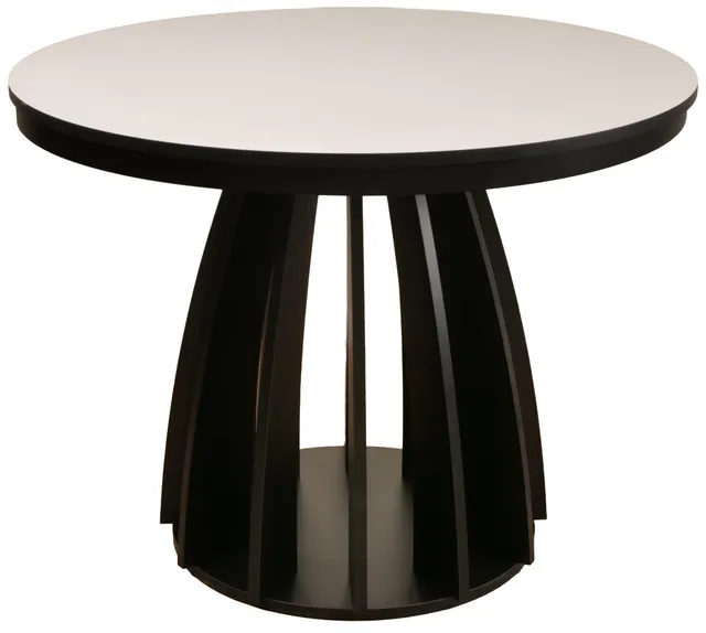 selsey-diciffy-ausziehbarer-esstisch-100-140x100-cm-kaschmir-schwarzes-gestell image 1