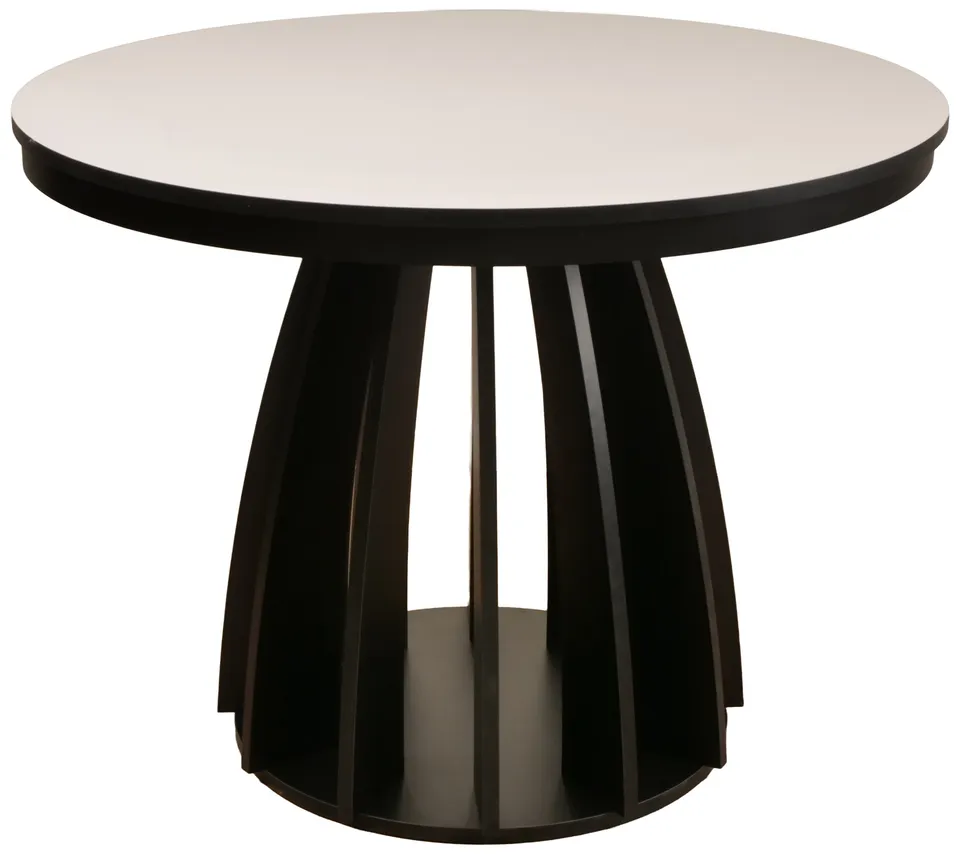 selsey-diciffy-ausziehbarer-esstisch-100-140x100-cm-kaschmir-schwarzes-gestell image 1
