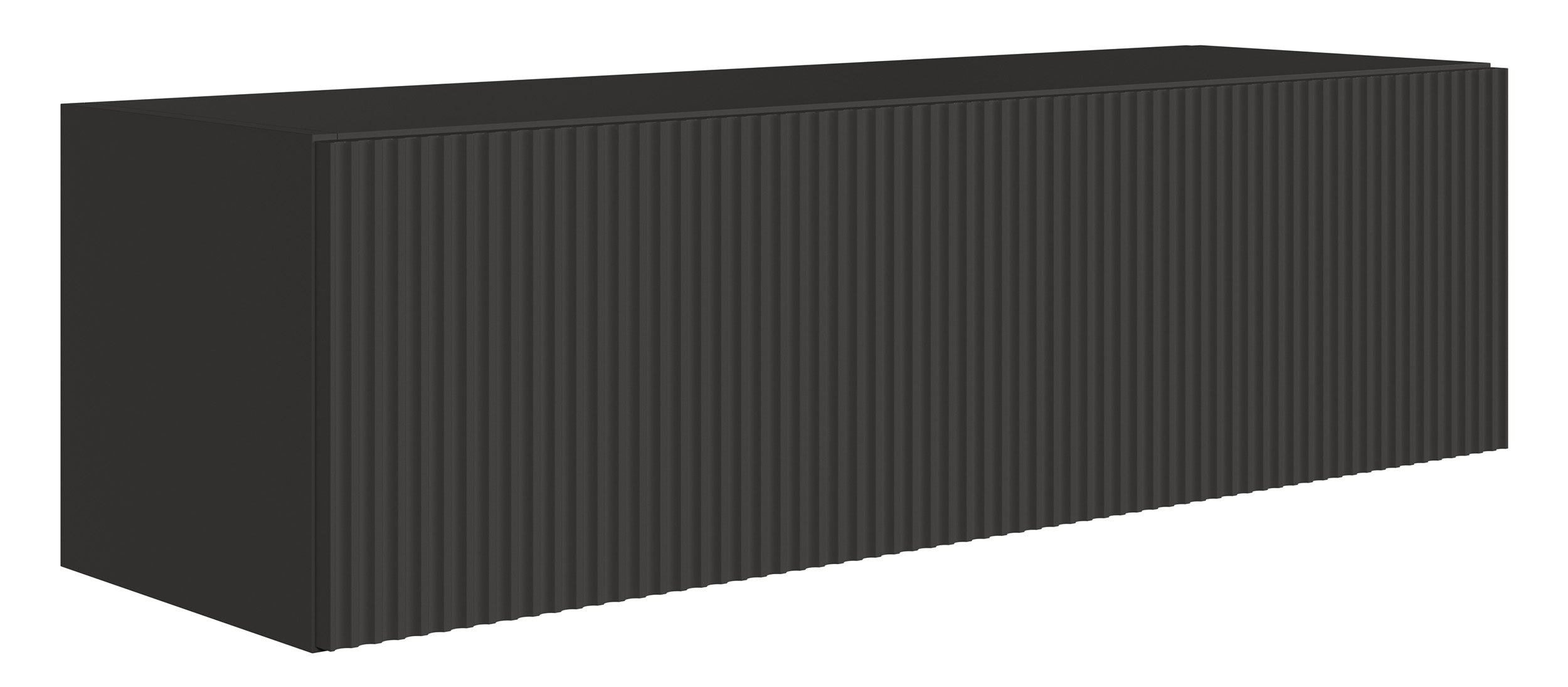 selsey-veldio-h-ngender-rtv-schrank-100-cm-1-t-r-gerillte-front-schwarz image 5