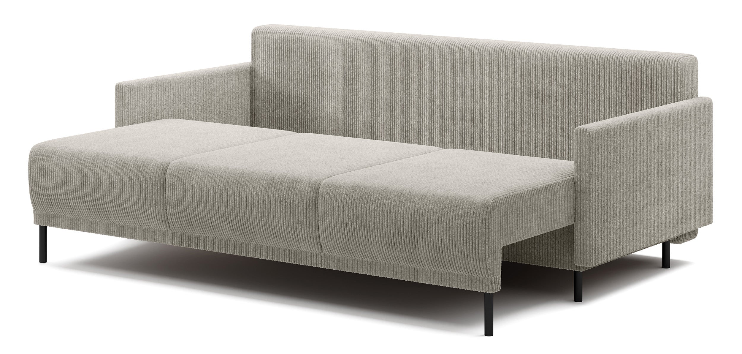 selsey-hamiel-dreisitziges-klappsofa-mit-stauraum-hellbeiger-cord image 4