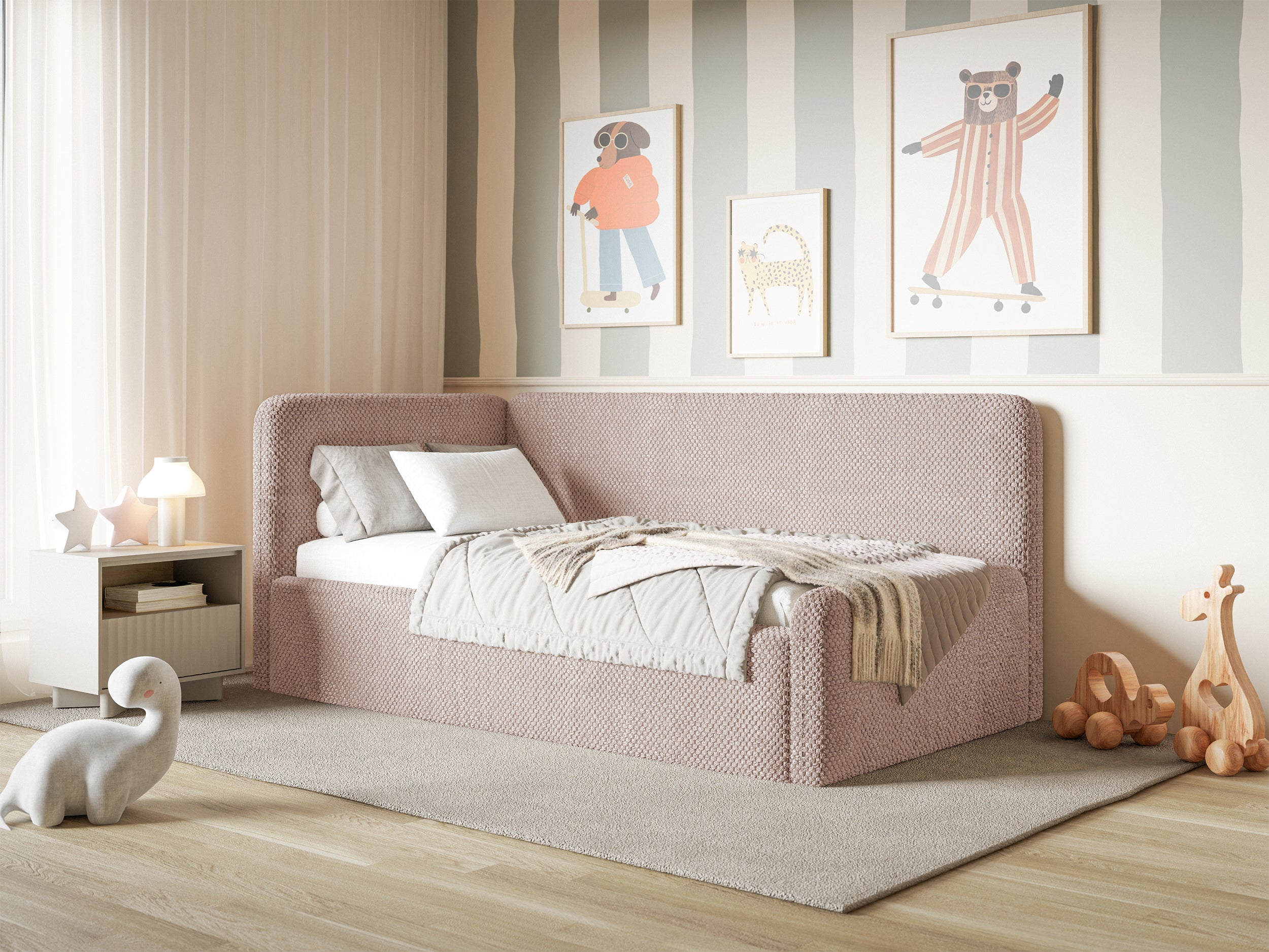 selsey-fanklo-jugendbett-90x200-cm-links-mit-matratze-puderrosa-pl-sch-wasserabw image 5