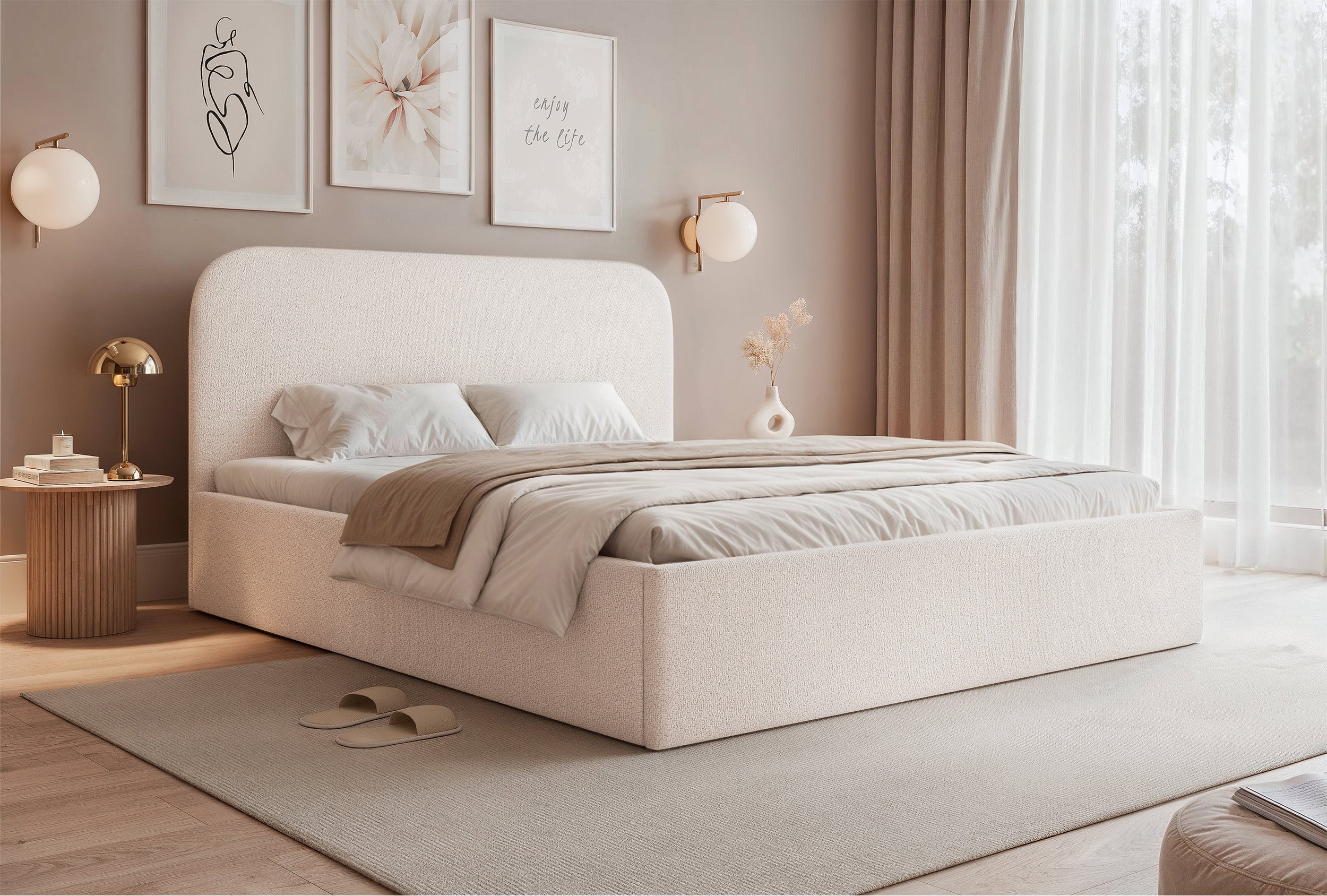 selsey-sonvivo-polsterbett-160x200-cm-mit-bettkasten-creme-chenille image 2