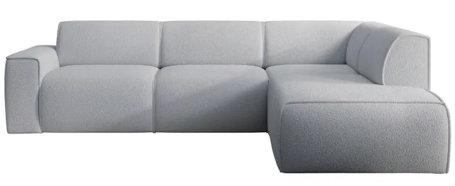 selsey-bouvi-ecksofa-l-f-rmig-mit-rechter-armlehne-hellgrauer-boucl-stoff image 1