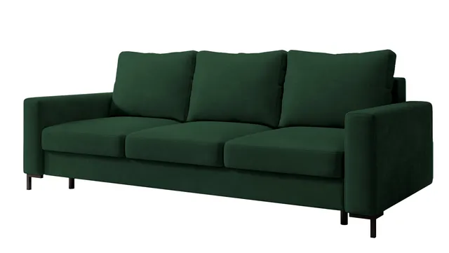 selsey-mokpeo-dreisitziges-schlafsofa-mit-stauraum-gr-n-pflegeleichter-samtstoff image 1