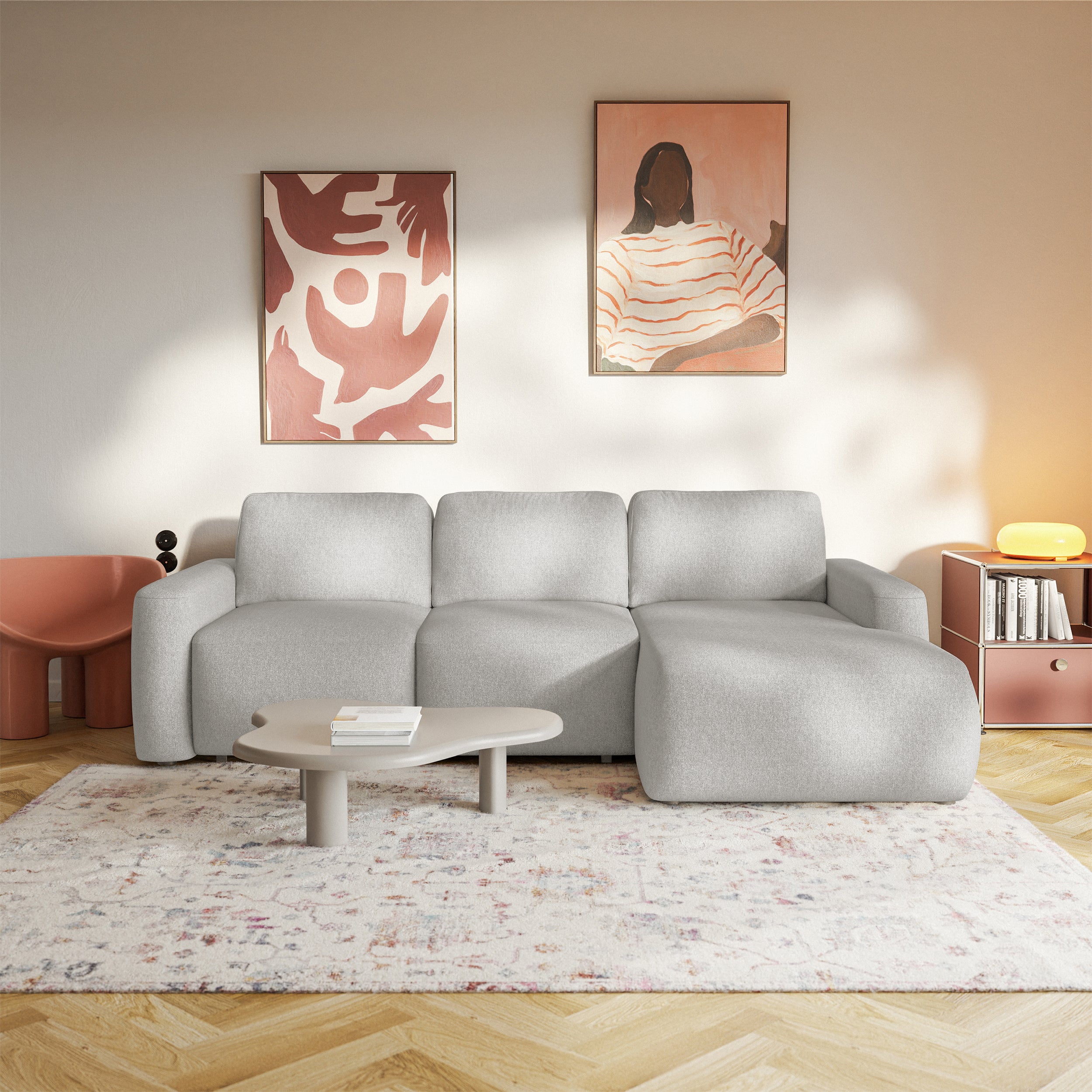 selsey-carnos-mini-ecksofa-l-f-rmig-rechts-mit-schlaffunktion-grau-beige-pflegel image 2