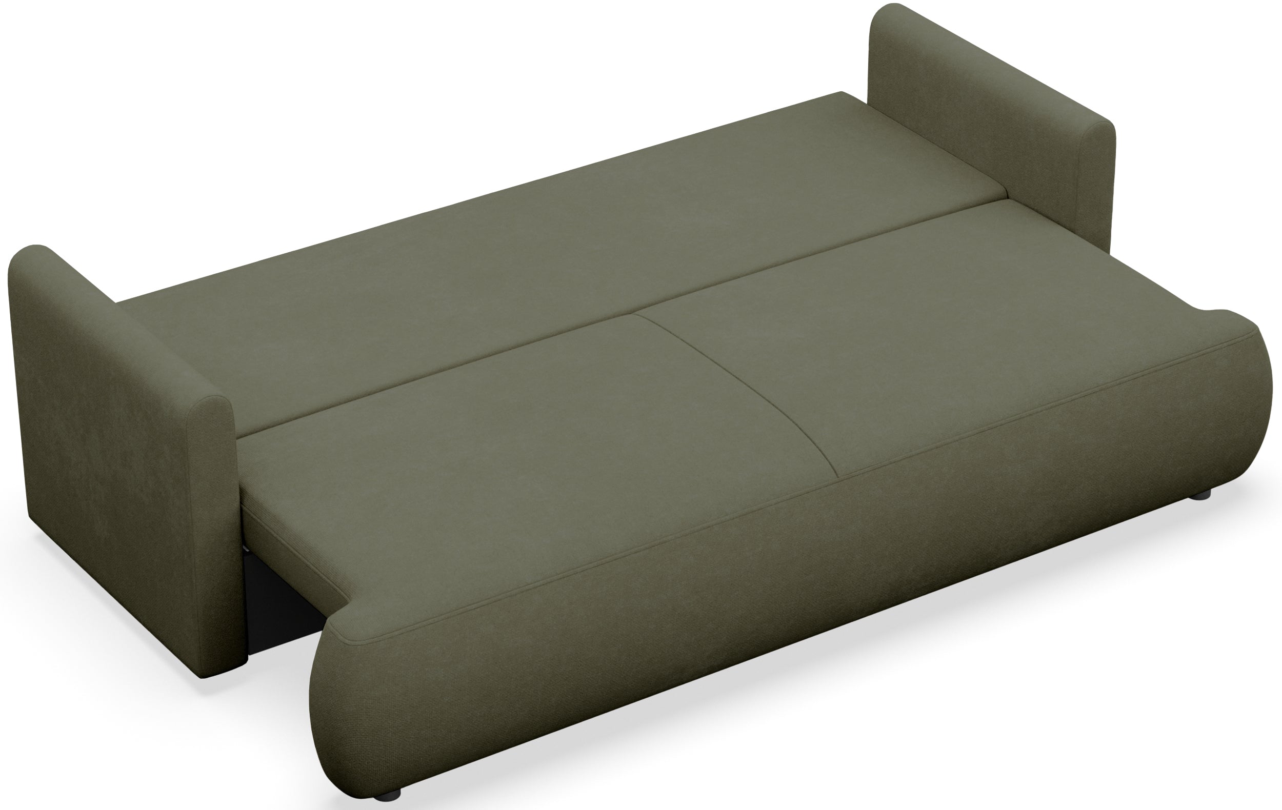 selsey-ovo-mini-dreisitziges-schlafsofa-mit-stauraum-olivgr-ne-chenille image 3