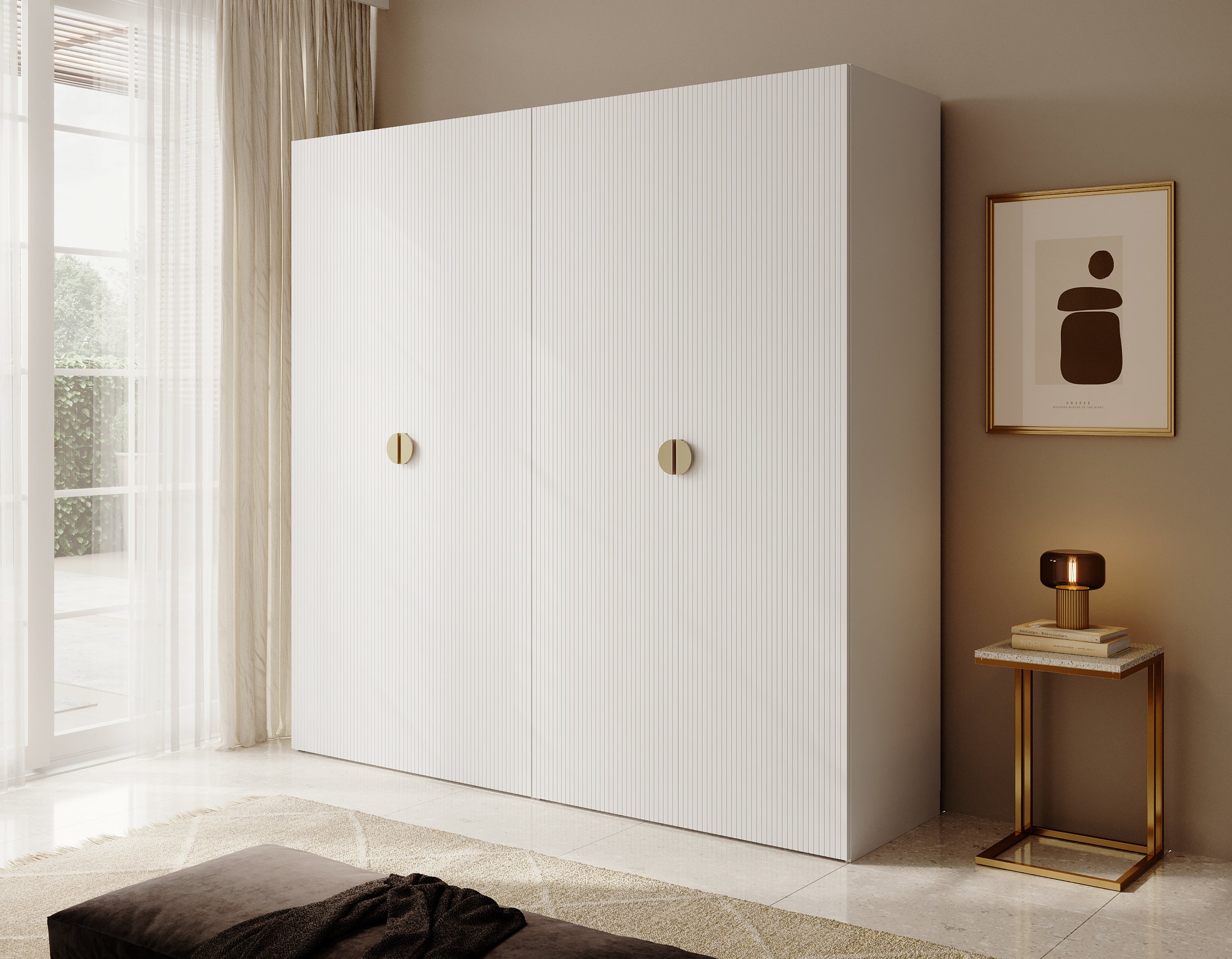 selsey-moonir-viert-riger-kleiderschrank-200-cm-mit-stangen-und-container-wei image 2