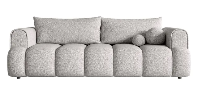 selsey-dandelino-dreisitziges-sofa-mit-schlaffunktion-hellgrau-boucl image 1
