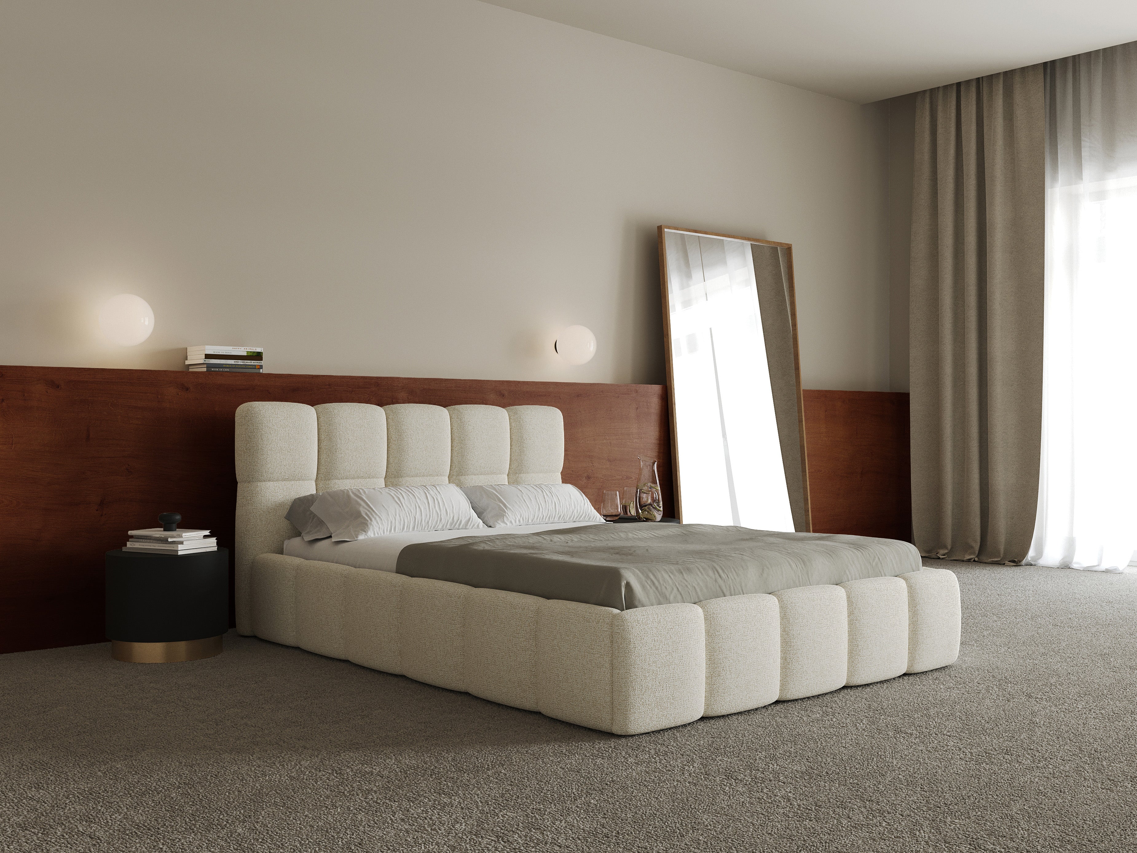 selsey-cloudy-polsterbett-180x200-cm-mit-stauraum-hellbeige-flechtmuster-metallr image 2