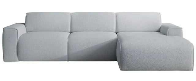 selsey-bouvi-ecksofa-l-form-rechtsseitig-hellgrauer-boucl-stoff image 1