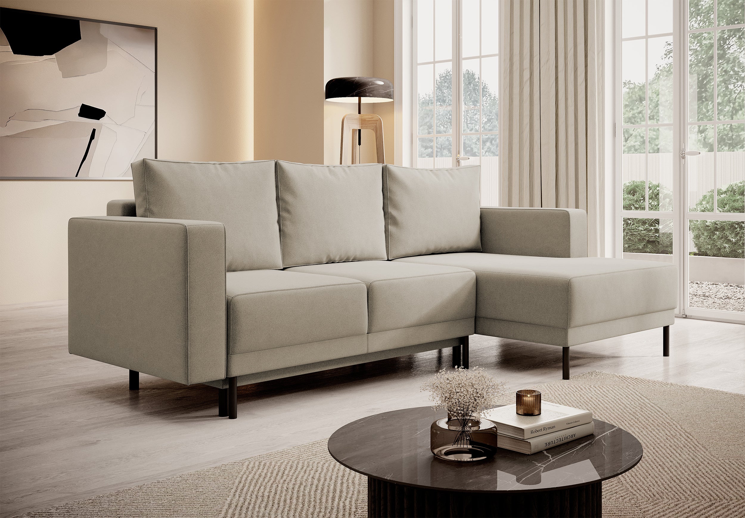 selsey-rodario-mini-ecksofa-mit-schlaffunktion-rechts-l-form-mit-stauraum-beige- image 3