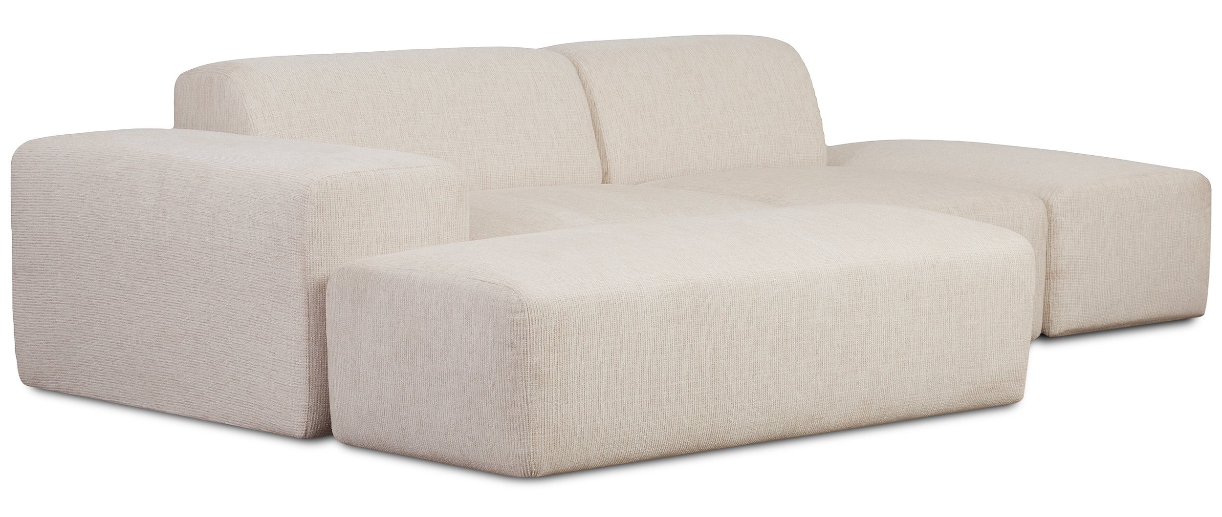 selsey-pyllomi-modulares-ecksofa-l-form-mit-hocker-warmbeige-flechtoptik image 4