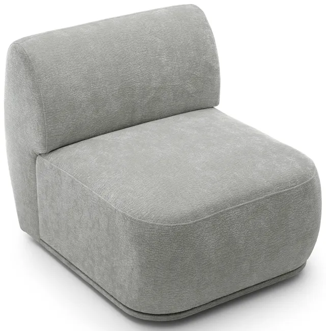selsey-bommo-einzelnes-mittleres-modul-erweiterungsmodul-sessel-chenille-grau image 1