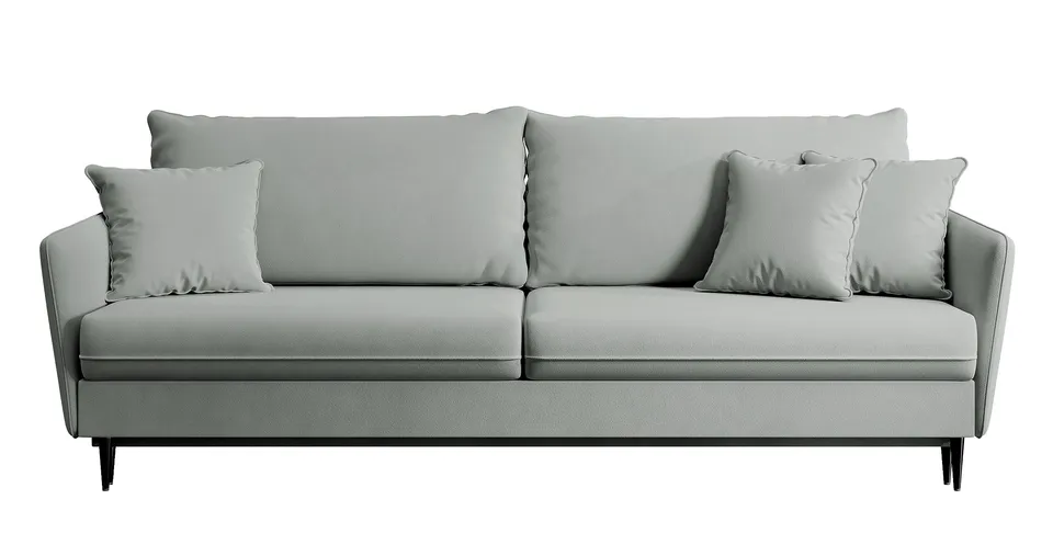 selsey-volio-dreisitziges-ausklappbares-sofa-grau-velours-wasserabweisend-mit-sc image 1