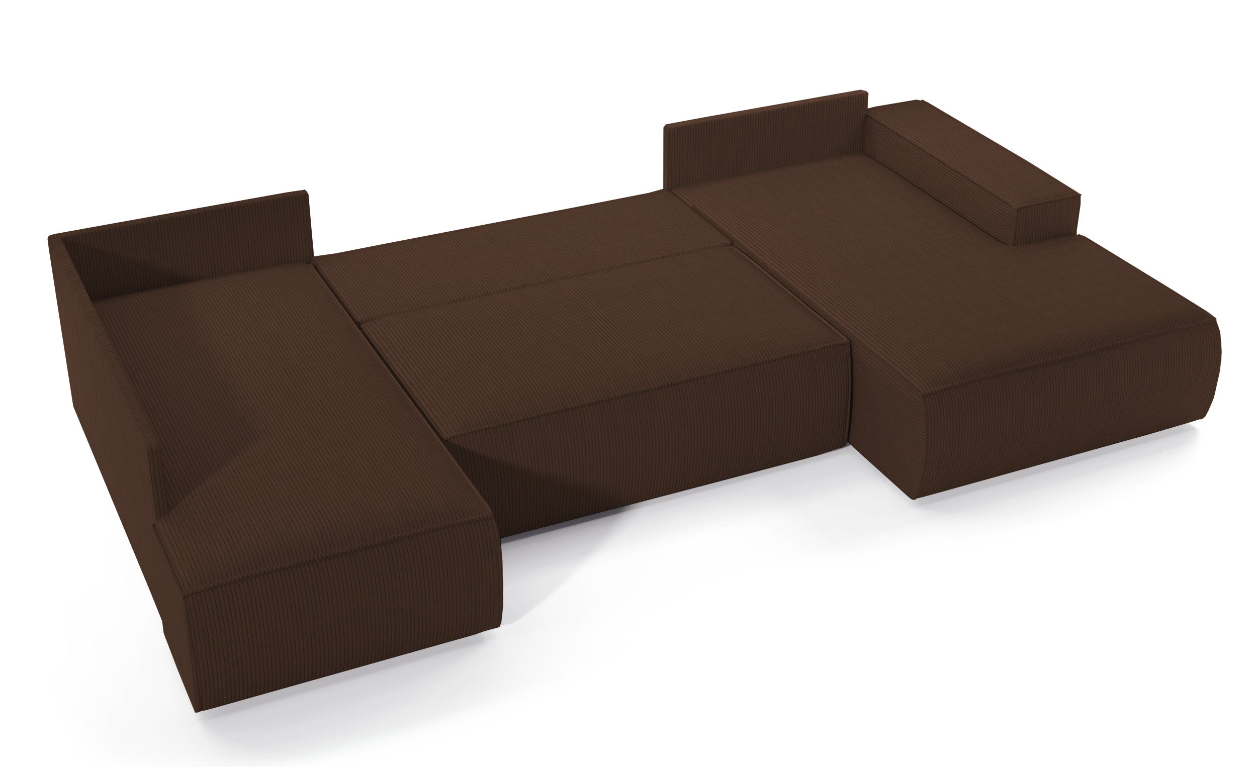 selsey-farese-new-ecksofa-u-form-mit-schlaffunktion-rechts-brauner-cord image 5
