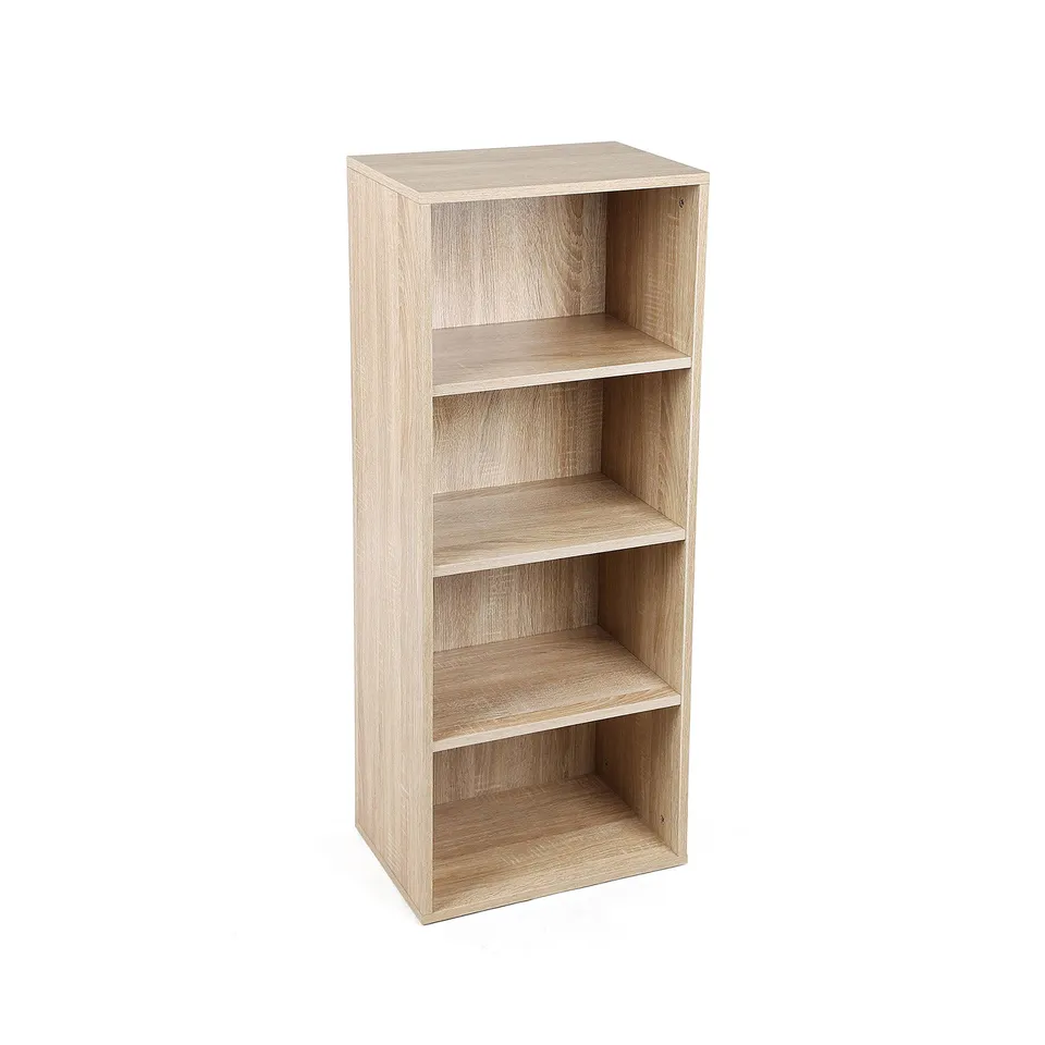 vasagle-b-cherregal-mit-4-f-chern-kompakt-f-r-kleine-r-ume image 1