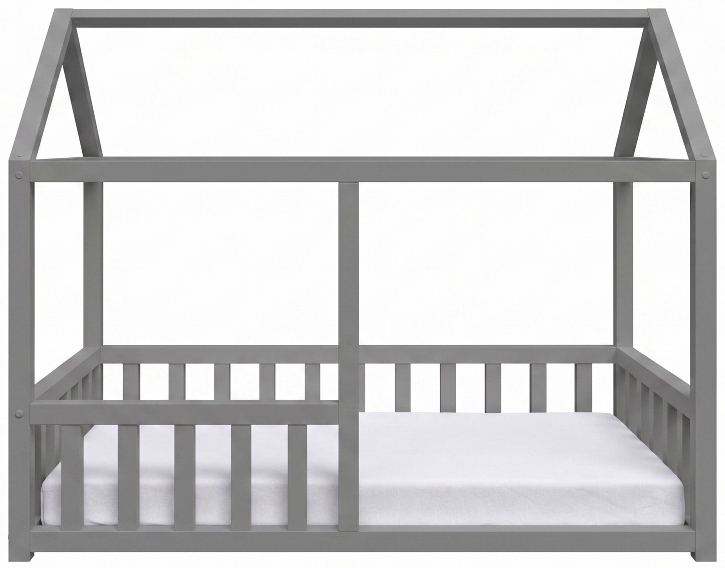 selsey-vistena-hausbett-75x160-cm-mit-matratze-grau image 3