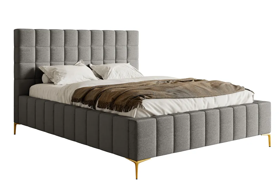 selsey-polsterbett-szejlo-140x200-cm-mit-stauraum-metallrahmen-grauer-chenille image 1