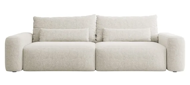selsey-carnos-dreisitziges-schlafsofa-creme-chenille-hydrophob image 1