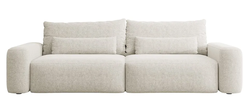 selsey-carnos-dreisitziges-schlafsofa-creme-chenille-hydrophob image 1
