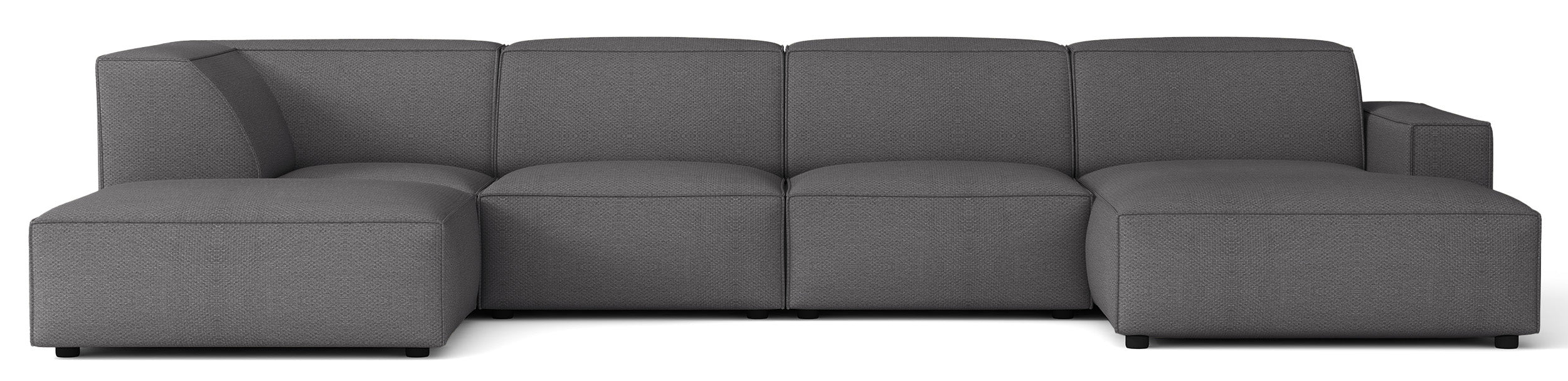 selsey-sellmo-u-f-rmiges-modulares-ecksofa-mit-hocker-links-dunkelgrauer-hydroph image 1