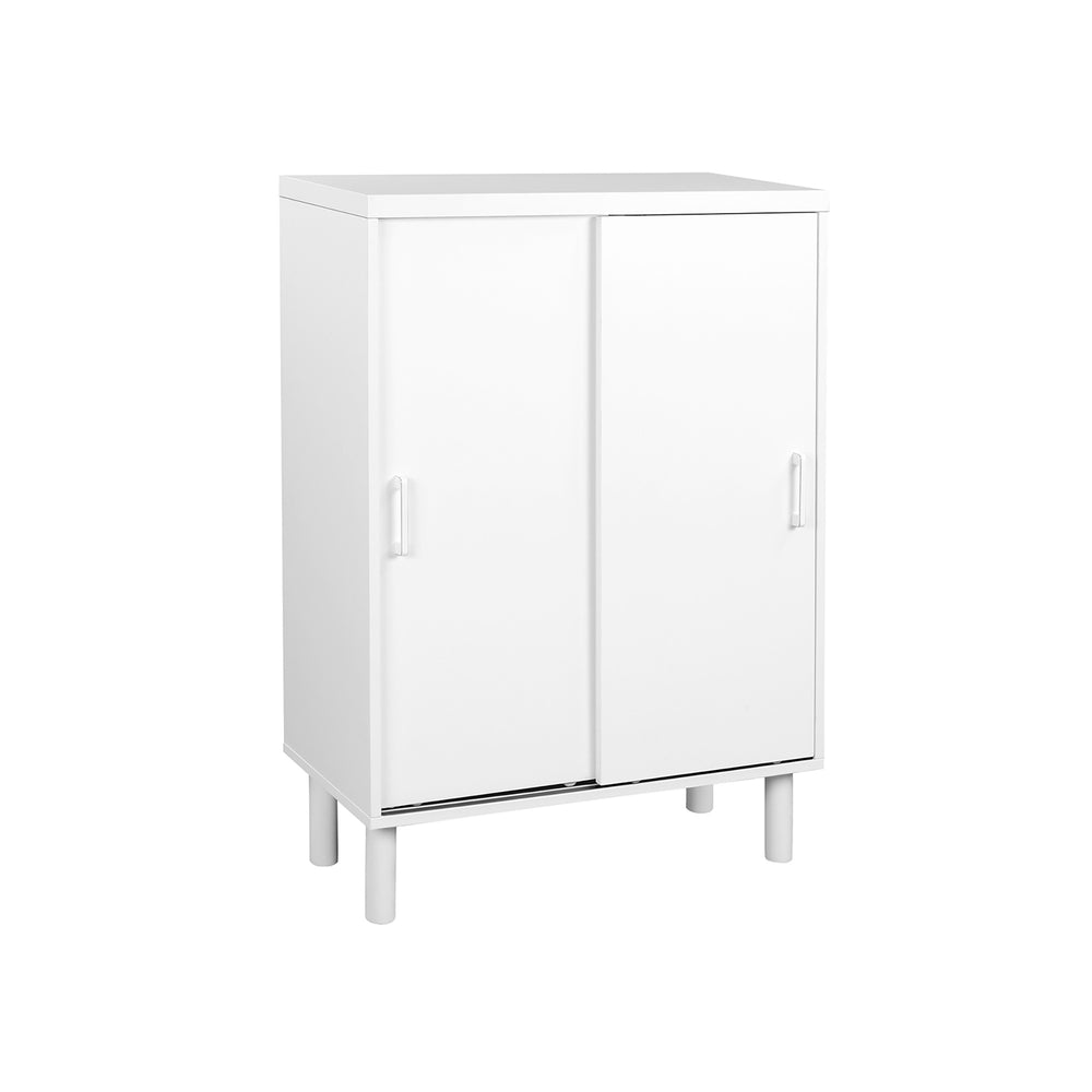 vasagle-siren-schuhschrank-mit-schiebet-ren-wei-holz-stahl-verstellbare-regale image 3