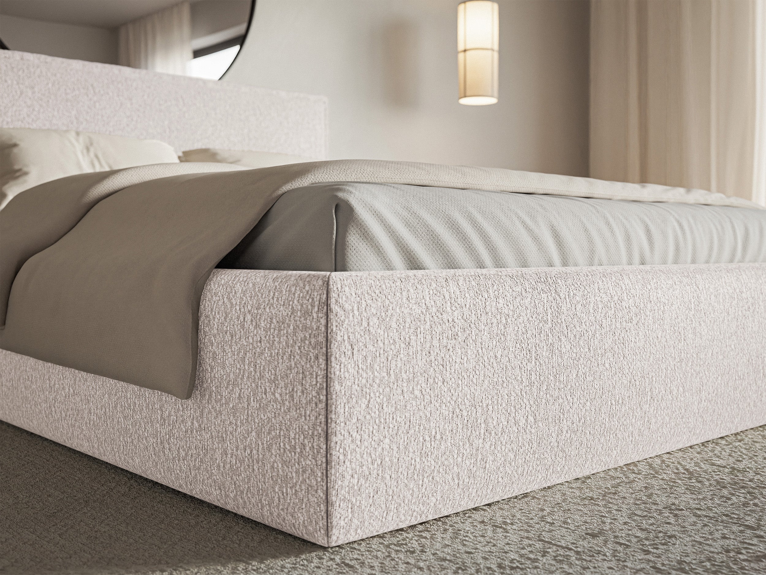selsey-softie-slim-polsterbett-140x200-cm-mit-stauraum-beige-chenille-metallrahm image 4