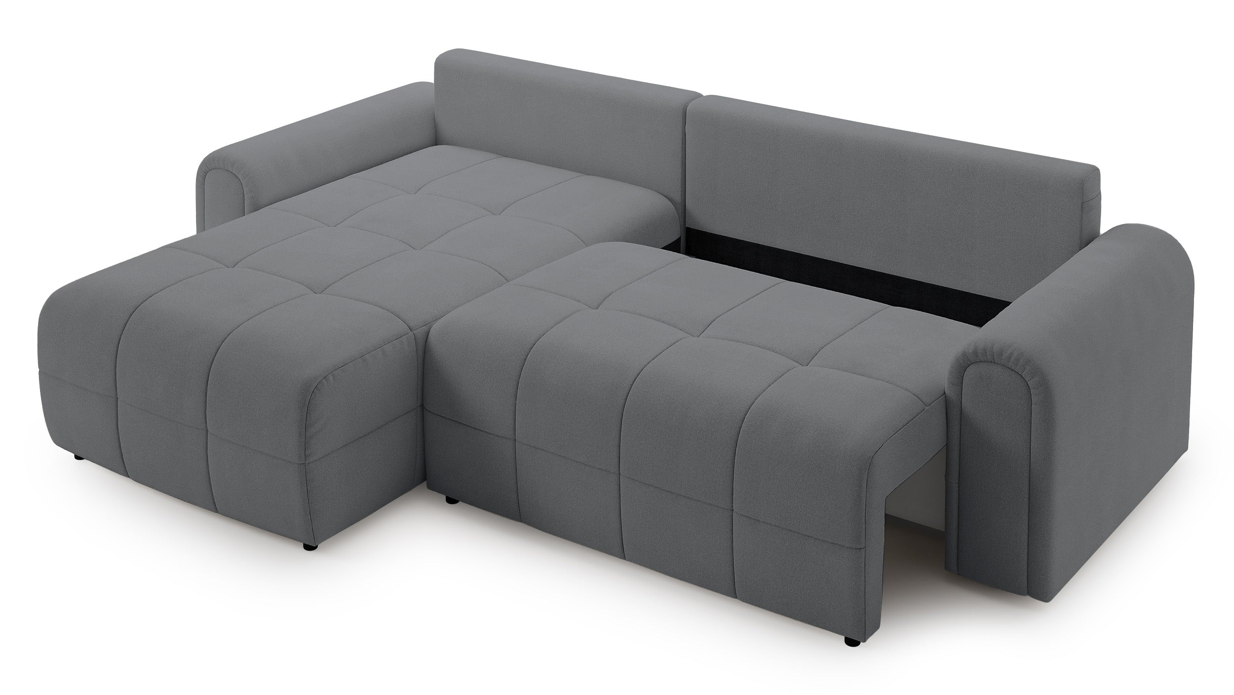 selsey-simolla-ecksofa-l-links-mit-schlaffunktion-und-stauraum-grauer-chenille image 4