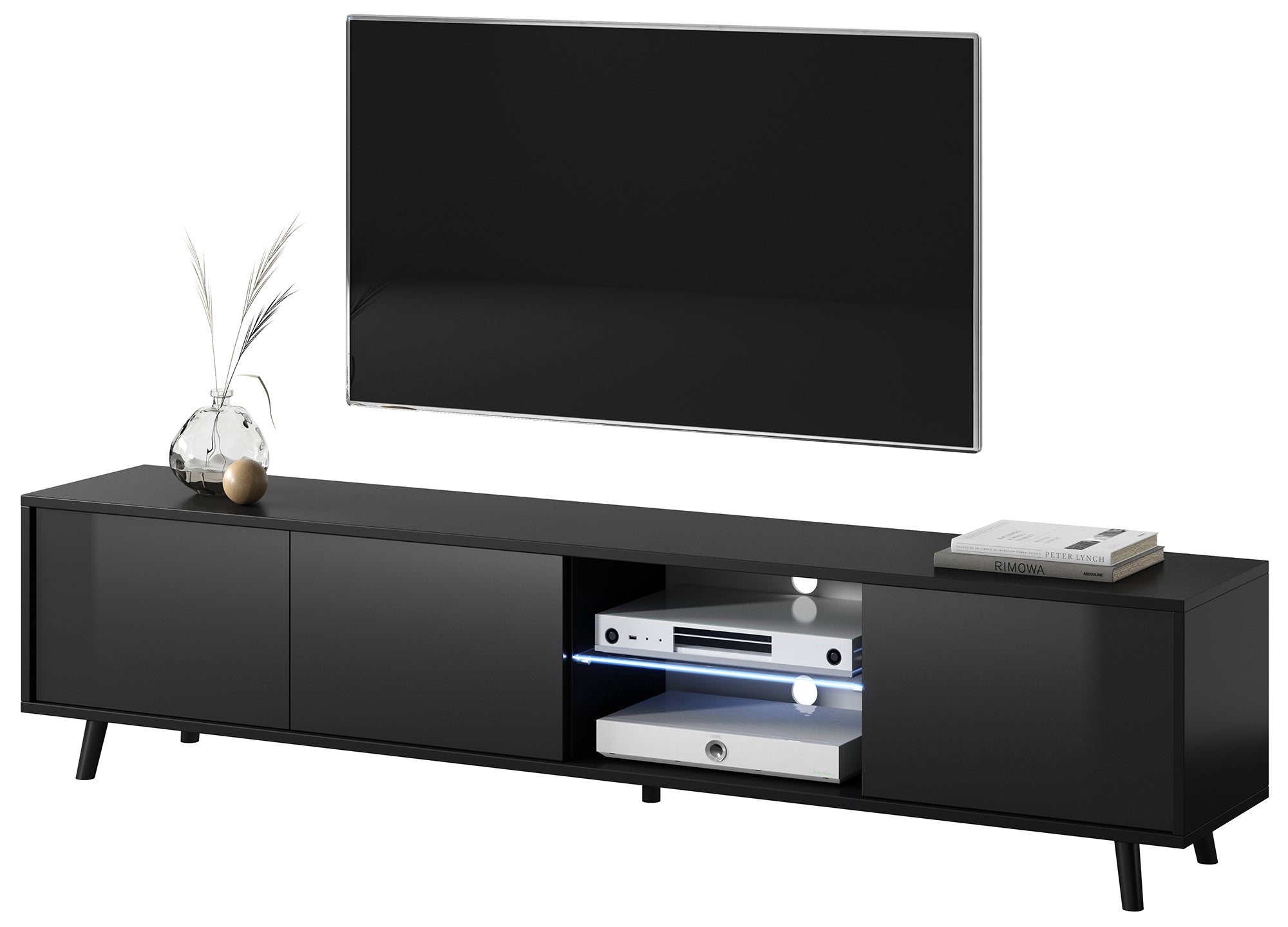 selsey-galhad-tv-schrank-schwarz-matt-schwarz-gl-nzend image 5